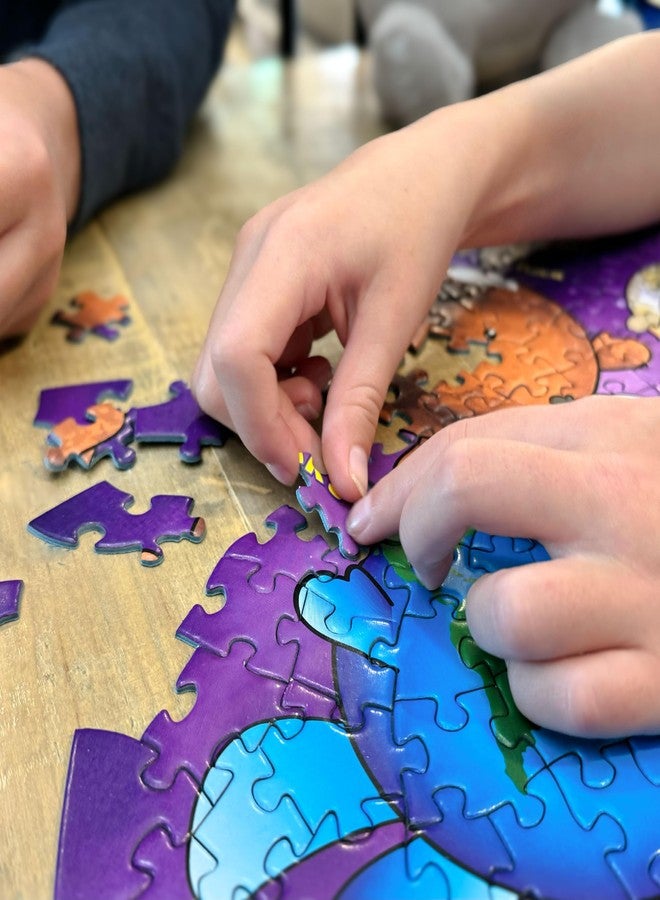 Celestial Buddies So Many Moons! 500 Piece Jigsaw Astronomy Space Puzzle and Poster for Ages 8+ | Educational 23 Moon Poster for Science STEM Learing - Image 5